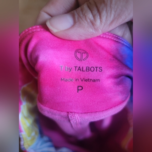 T by Talbots Watercolor Floral Skirt , Size P - Picture 9 of 10